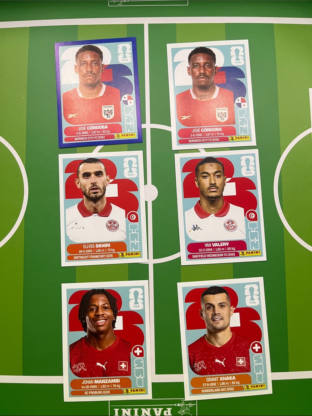 World Cup panini sticker mixed collection